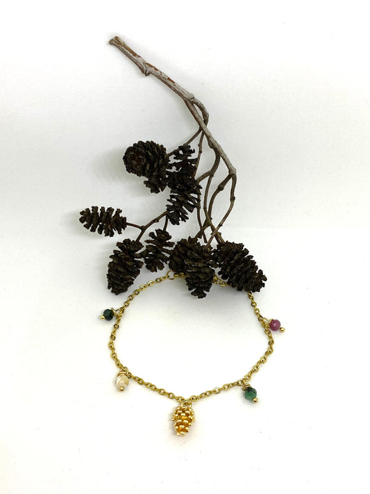 Bosque de Otoño - Piñas pulsera